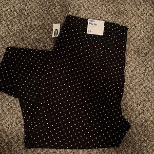 Old navy Pixie High Rise Poka dot pants